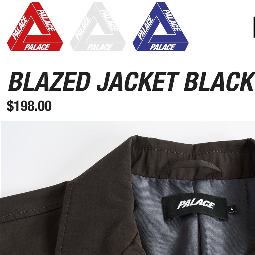 Palace blazed jacket black
